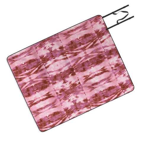 Schatzi Brown Quinn Tie Dye Pink Picnic Blanket