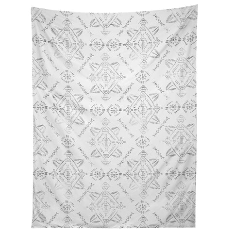 Schatzi Brown Reeve Pattern White Tapestry