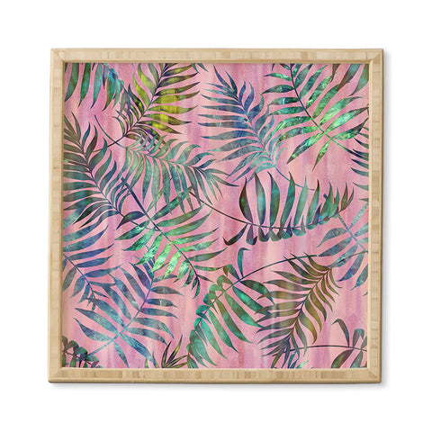 Schatzi Brown Reeya Tropical Pinky Framed Wall Art