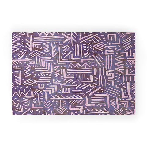 Schatzi Brown Remi Tribal Muted Welcome Mat