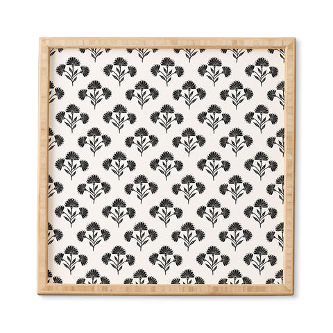 Schatzi Brown Suri Floral Black and White Framed Wall Art
