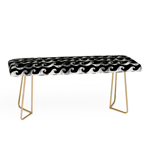Schatzi Brown Swell Black and White Bench