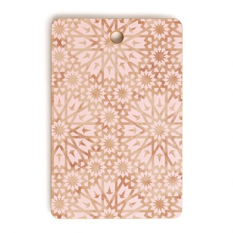 Schatzi Brown Tangier Warm Pink Cutting Board Rectangle