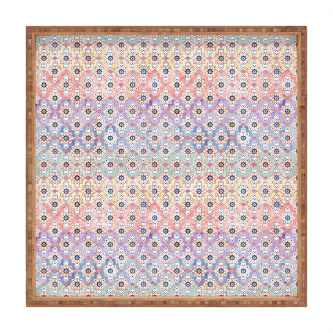 Schatzi Brown Thema Tiles Ombre Square Tray