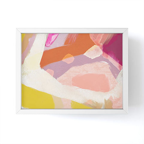 Sewzinski Ablaze Abstract Framed Mini Art Print