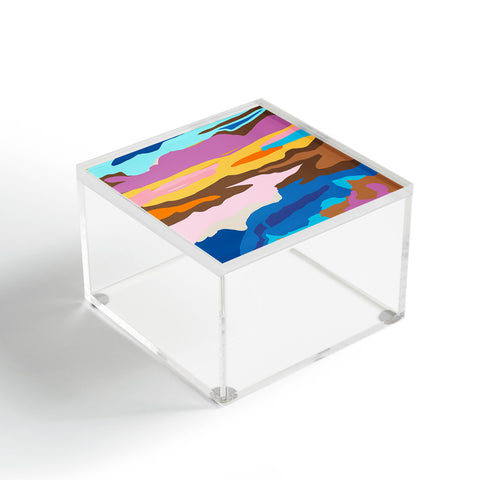 Sewzinski Abstract Landscape Acrylic Box