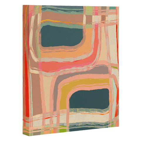 Sewzinski Abstract Windows Art Canvas