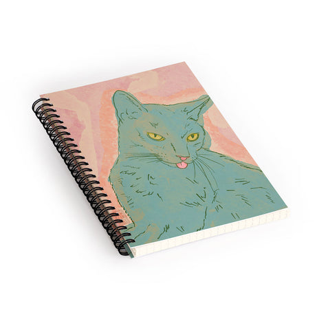 Sewzinski Amelia the Cat Spiral Notebook