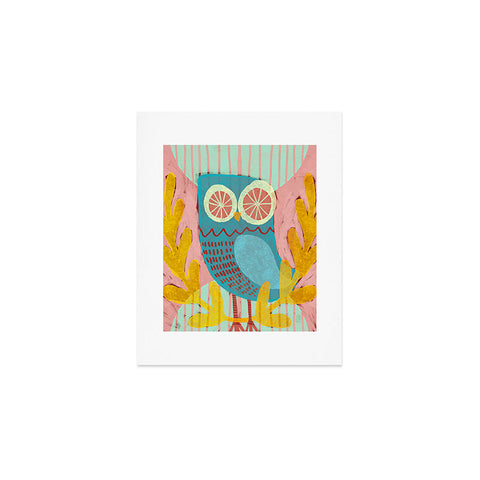 Sewzinski Baby Owl Art Print