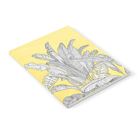 Sewzinski Banana Leaves on Yellow Notebook
