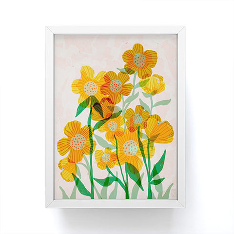 Sewzinski Buttercups in Sunshine Framed Mini Art Print