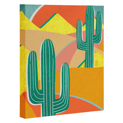 Sewzinski Cactus Road Art Canvas