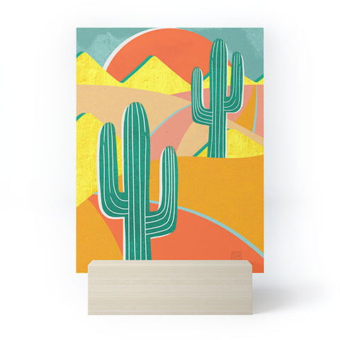 Sewzinski Cactus Road Mini Art Print