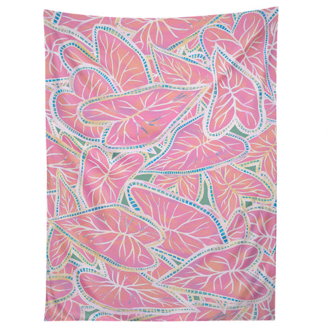 Sewzinski Caladium Leaves in Pink Tapestry