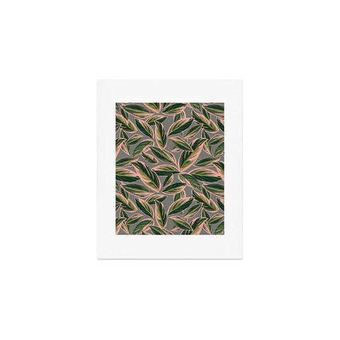 Sewzinski Calathea Triostar Leaves Art Print