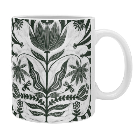 Sewzinski Flowers and Stripes Coffee Mug