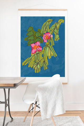 Sewzinski Flowers on Captiva Art Print And Hanger