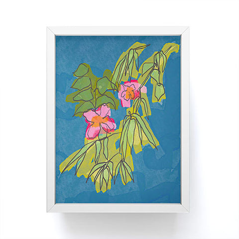 Sewzinski Flowers on Captiva Framed Mini Art Print