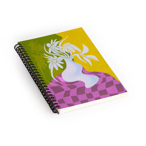 Sewzinski Ghost Vase I Spiral Notebook