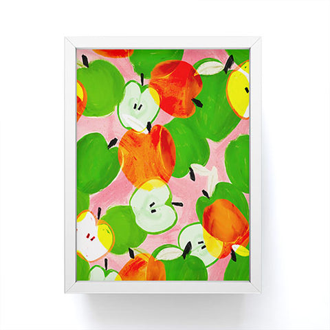 Sewzinski Happy Apples Framed Mini Art Print