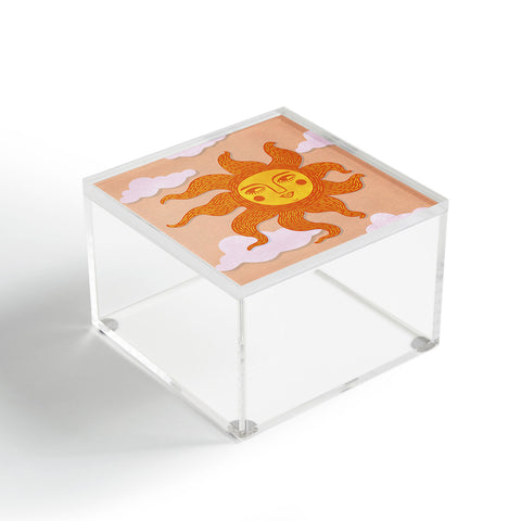 Sewzinski Happy Sun Illustration Acrylic Box
