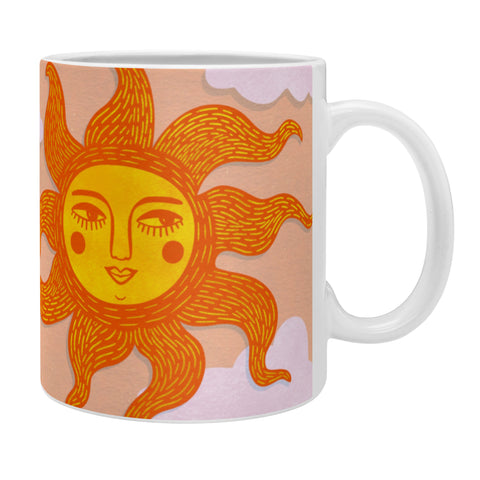 Sewzinski Happy Sun Illustration Coffee Mug