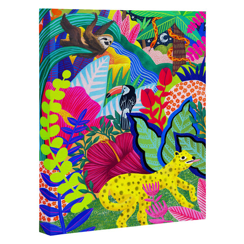 Sewzinski Jungle Animals Art Canvas
