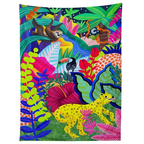 Sewzinski Jungle Animals Tapestry