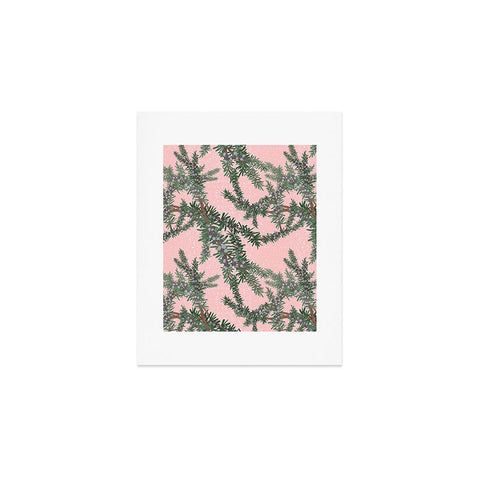 Sewzinski Juniper on Pink Art Print