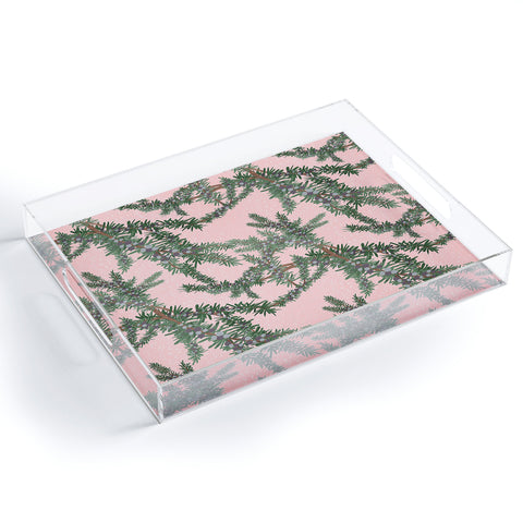 Sewzinski Juniper on Pink Acrylic Tray