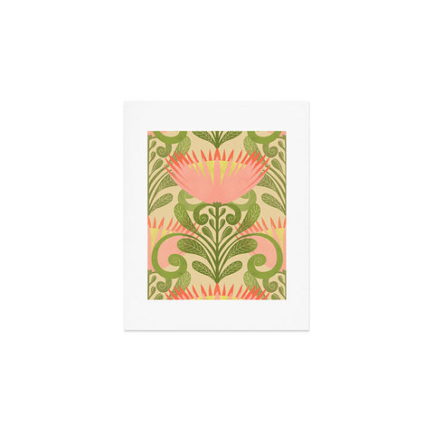 Sewzinski King Protea Pattern Art Print