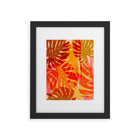 Sewzinski Leaves in the Sun II Framed Art Print