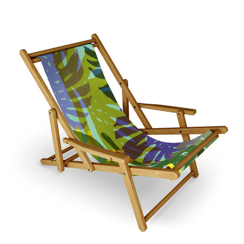 Sewzinski Leaves in the Sun Sling Chair