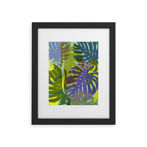 Sewzinski Leaves in the Sun Framed Art Print