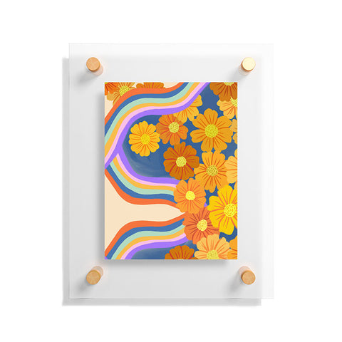 Sewzinski Marigold Arcade Floating Acrylic Print