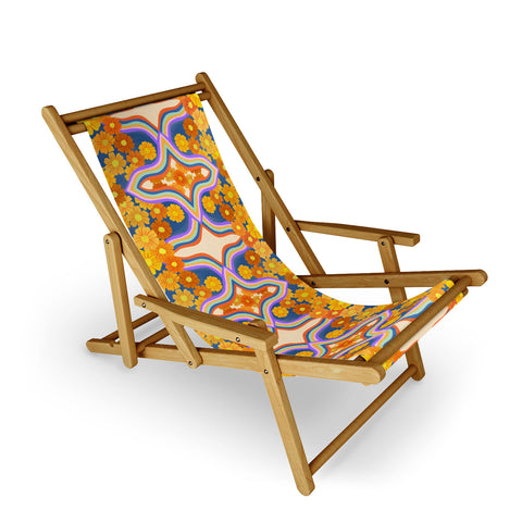 Sewzinski Marigold Arcade Sling Chair