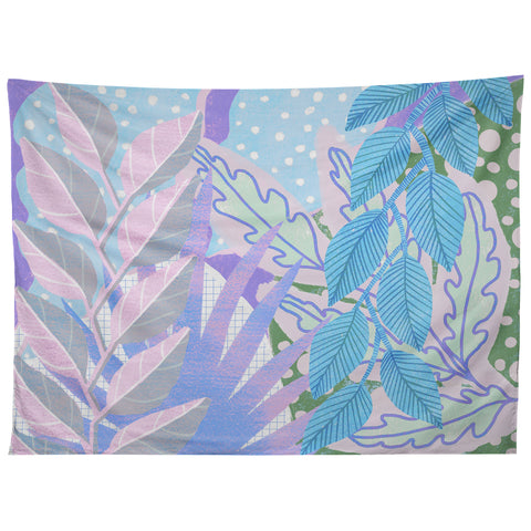 Sewzinski Modern Jungle in Purple Tapestry