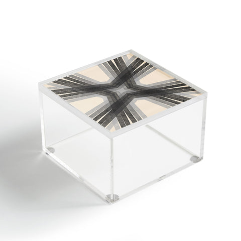 Sewzinski Modern Lines Grays Acrylic Box