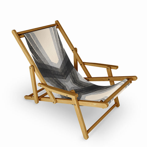 Sewzinski Modern Lines Grays Sling Chair