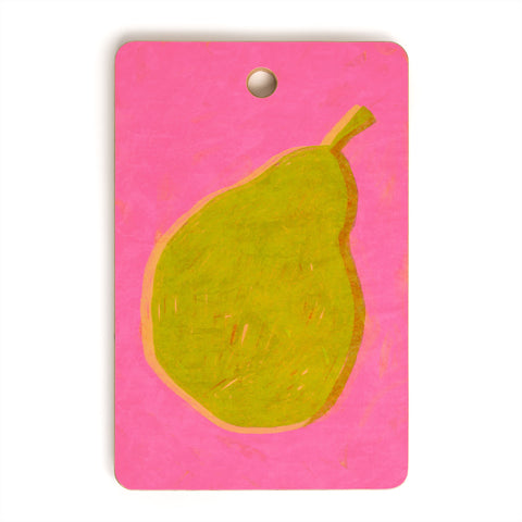 Sewzinski Modern Pear Cutting Board Rectangle