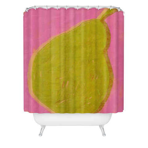 Sewzinski Modern Pear Shower Curtain