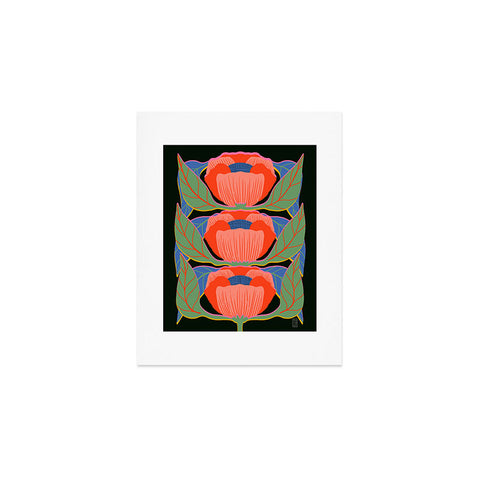 Sewzinski Modern Poppies Art Print