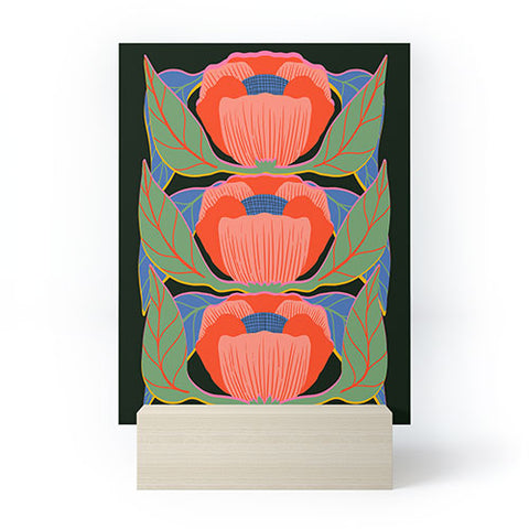 Sewzinski Modern Poppies Mini Art Print