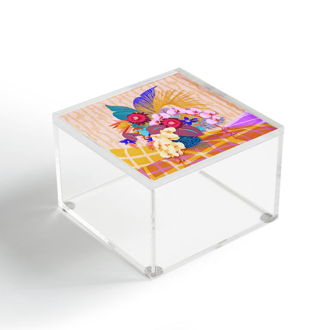 Sewzinski Modern Tropical Bouquet Acrylic Box