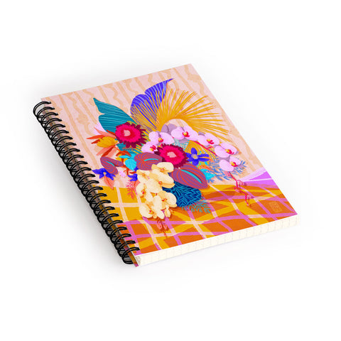 Sewzinski Modern Tropical Bouquet Spiral Notebook