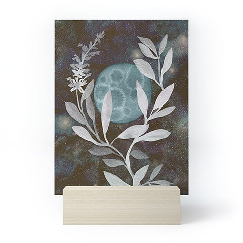 Sewzinski Moon and Sage Mini Art Print