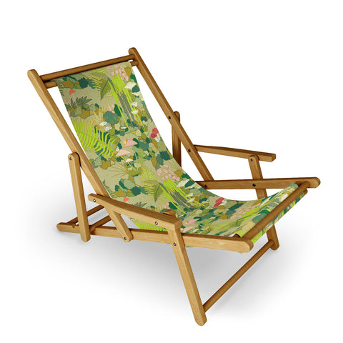 Sewzinski Mossy Forest Floor Sling Chair