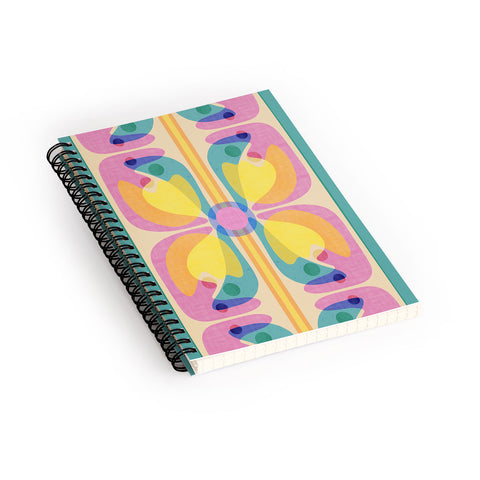 Sewzinski New Bloom Pattern Spiral Notebook