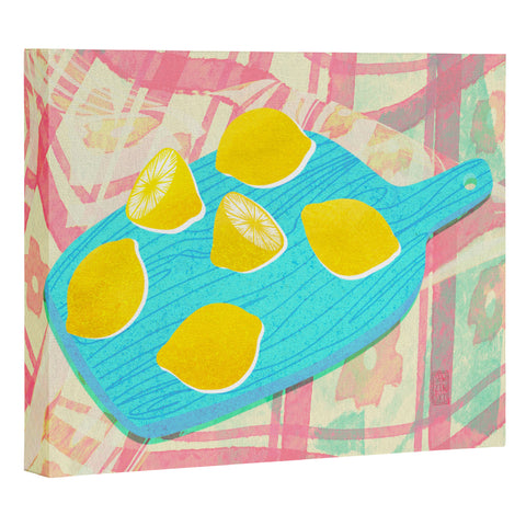Sewzinski New Lemons Art Canvas