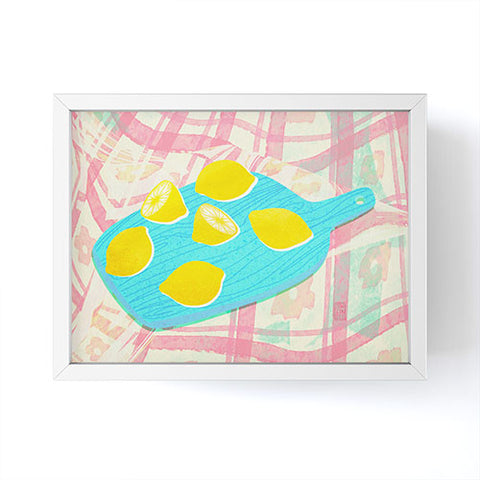 Sewzinski New Lemons Framed Mini Art Print